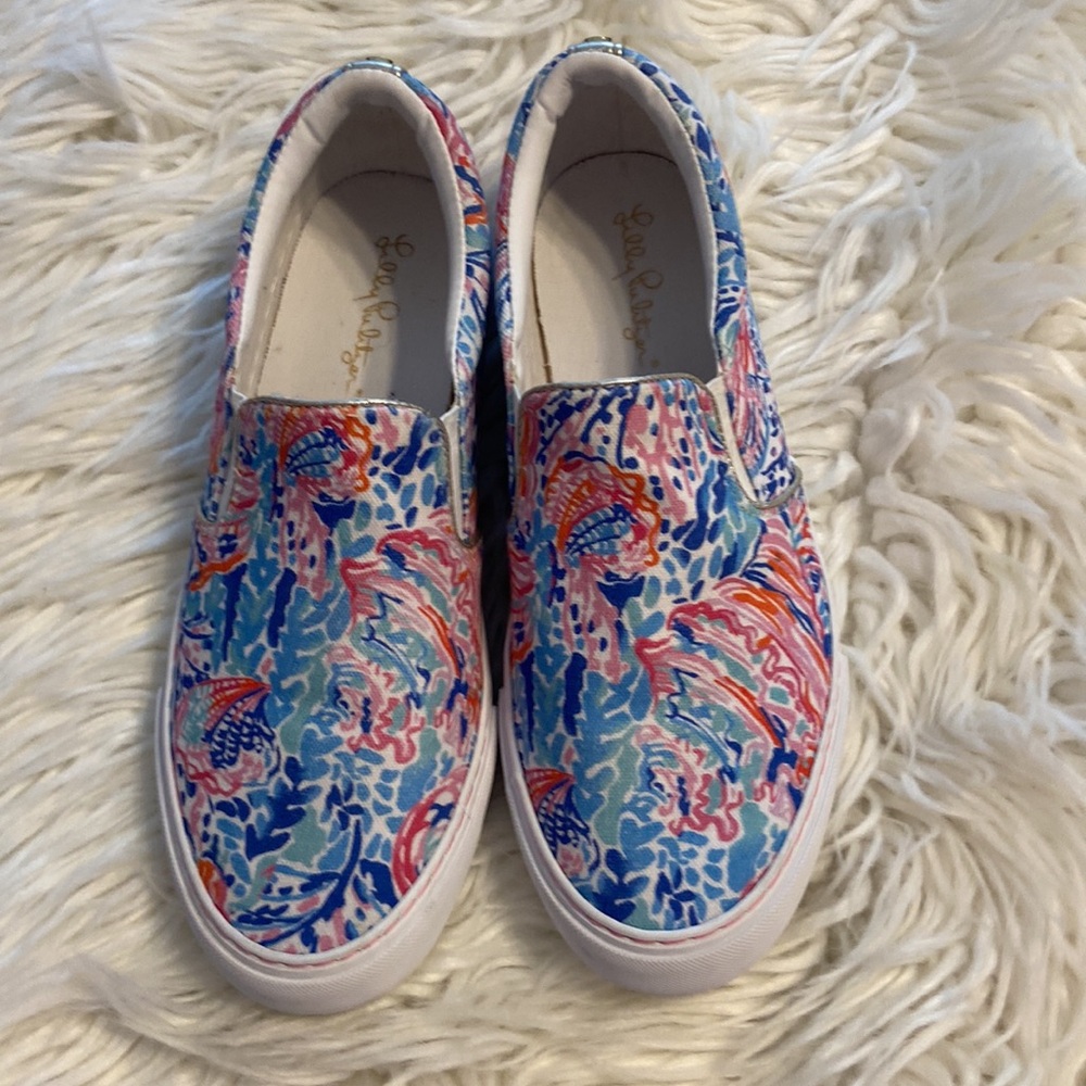 Lilly Pulitzer Shoes size 9 excellent condition see all photos perfect for summe - Picture 3 of 12